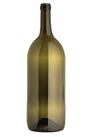 1.5L Standard Claret/Bordeaux wine bottle, Antique Green - SPI-2BK AG