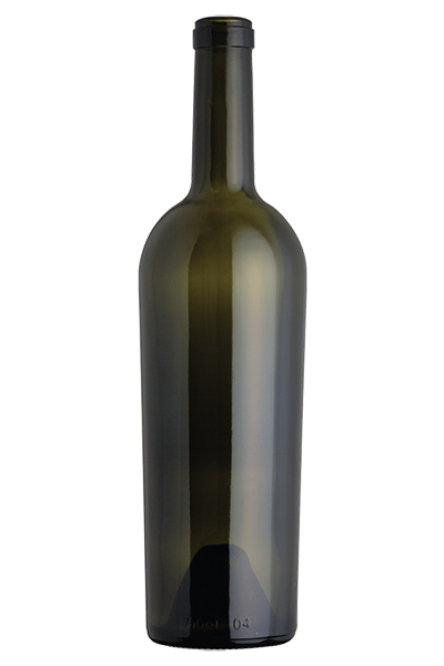 Premium Heavy Reverse Taper Claret/Bordeaux wine bottle, Antique Green - SPI-1316 AG