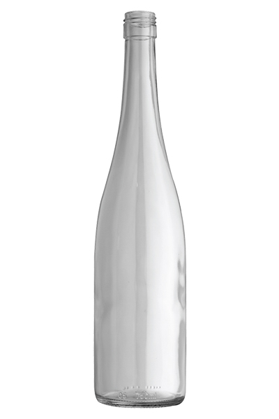 Standard Hock Screw Top wine bottle, Flint - SPI-3056 FL