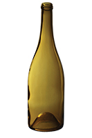 Symphony Burgundy wine bottle, Dead Leaf Green - SPI-2306 DLG