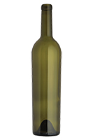Tall Tapered Claret/Bordeaux wine bottle, Antique Green - SPI-1526 AG
